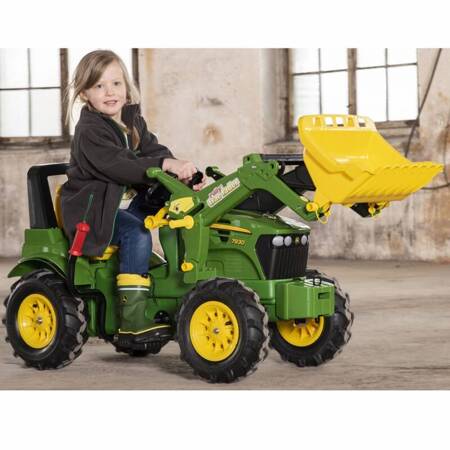  John Deere Traktor na pedały Biegi Pompowane Koła 3-8 lat Rolly Toys
