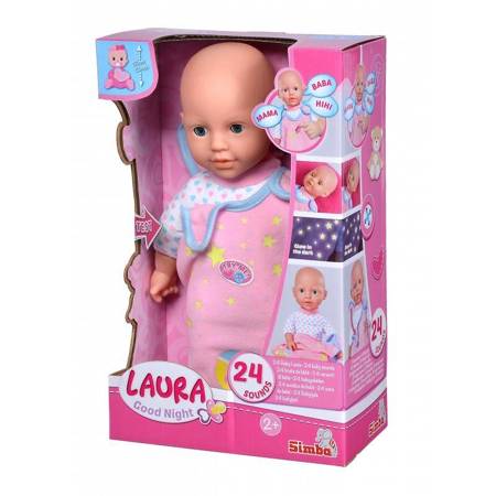 Lalka Laura z Melodią 24 Dźwięki 30 cm SIMBA
