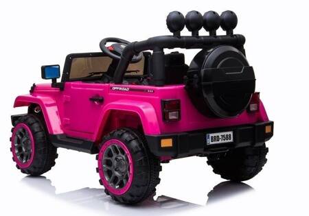  Różowy Jeep BRD-7588  4x4 Auto na Akumulator