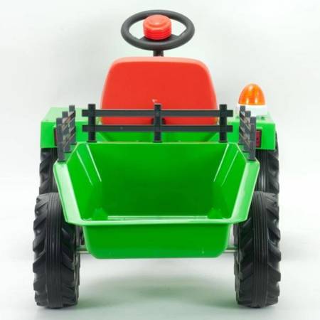  Traktor Na Akumulator Basic 6V + Przyczepka INJUSA