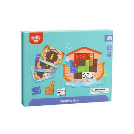  Układanka Logiczna Puzzle Tetris Arka Noego TOOKY TOY