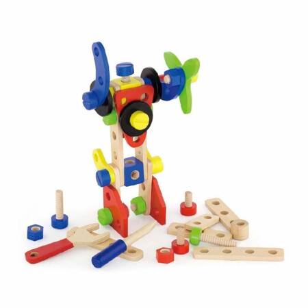  Zestaw Klocki Konstrukcyjne 68 elementów Viga Toys