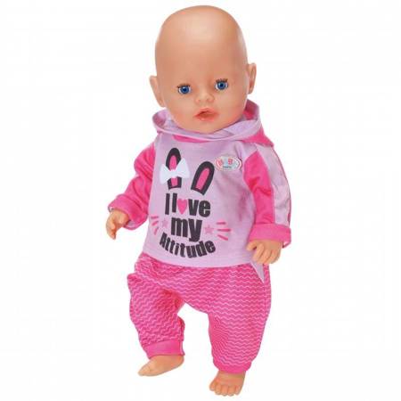 Baby Born Ubranko Dres do Joggingu dla Lalki 43 cm Różowe