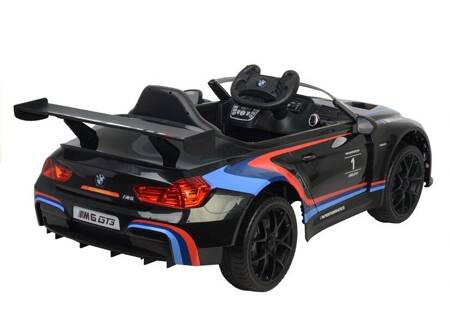 Czarne BMW M6 GT3 Auto na Akumulator