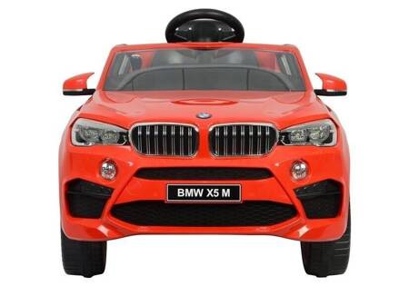 Czerwone Auto na akumulator BMW X5 M 