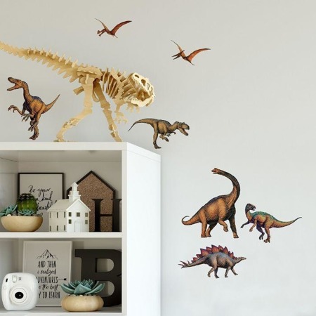 Dekoracje ścienne samoprzylepne Dinozaury Naklejki RoomMates RMK1614SCS
