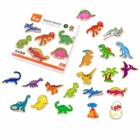 Drewniane  Magnesy  Dinozaury Viga Toys 