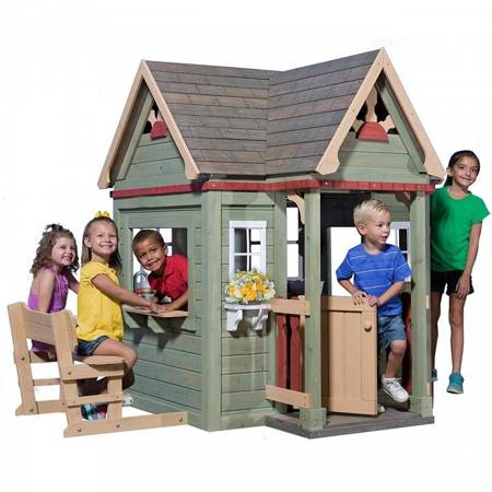 Drewniany Domek Ogrodowy dla dzieci Green Village