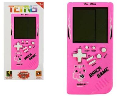 Gra Elektroniczna Tetris Brick Game Różowa