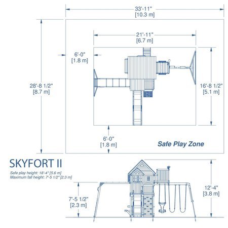 Mega Plac Zabaw Skyfort Adventure 2 Backyard Discovery